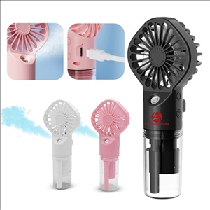 Rechargeable Portable Outdoor Handheld Misting Fan